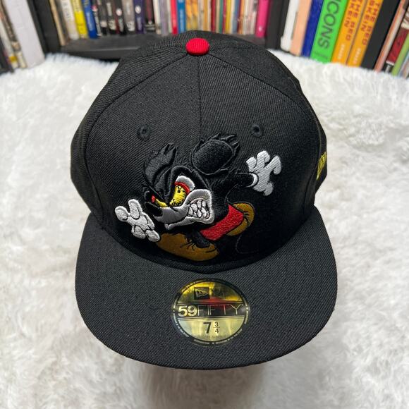 NEW ERA DISNEY MICKEY MOUSE HAT RUNAWAY BRAIN 59FIFTY FITTED HAT 7 3/4 - Picture 2 of 8